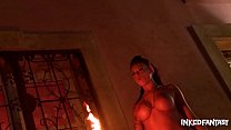 Inked & Hot As Fuck While Playing With The Flames Until Daniela Cums